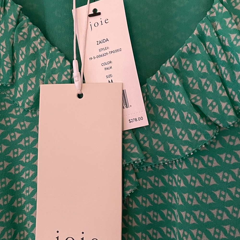 NWT Beautiful Joie silk blouse, M - Picture 6 of 7